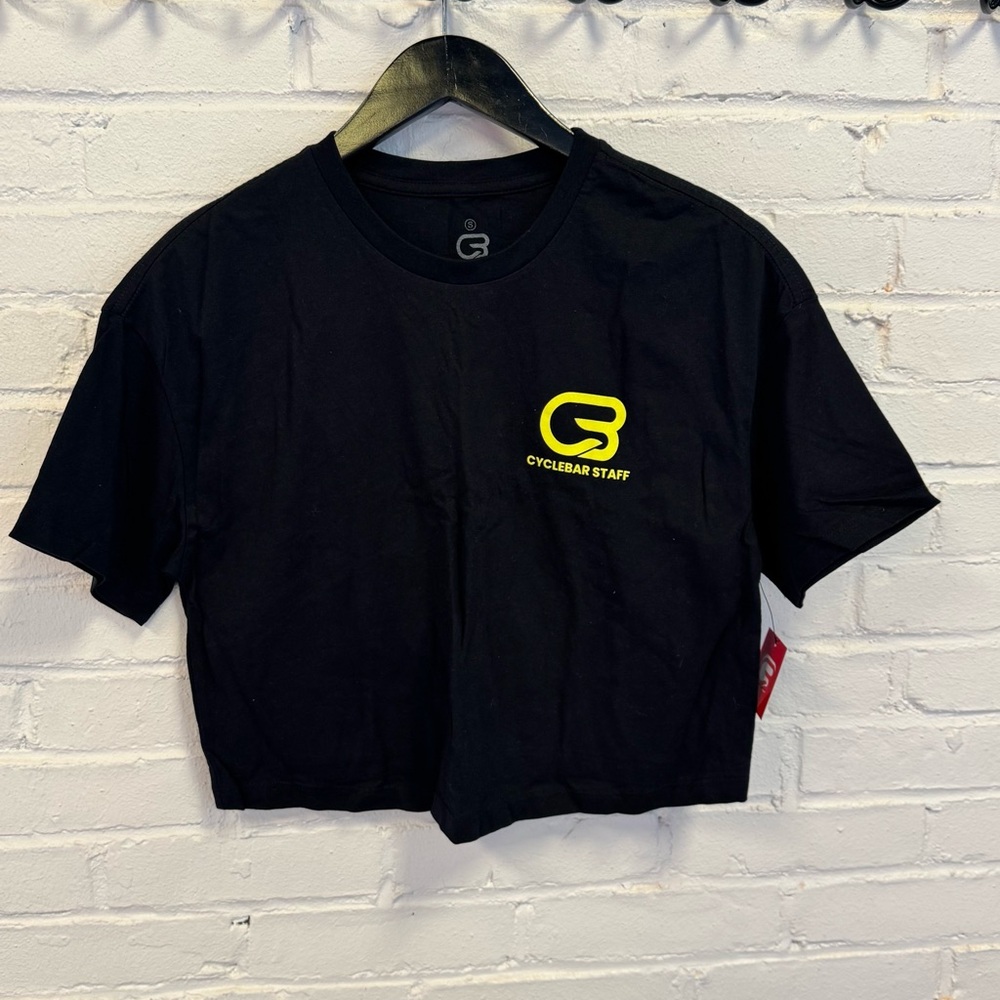 Cyclebar Smiley Staff Crop Top